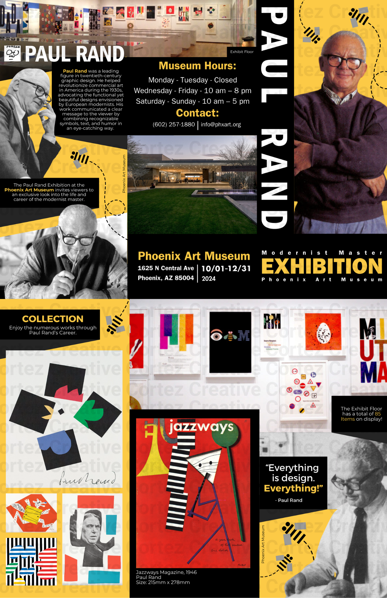 Paul Rand Trifold Brochure